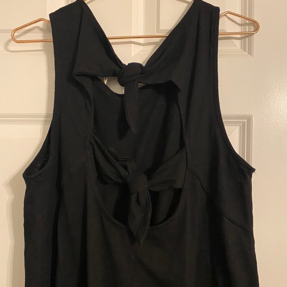 NWT black knotted dress